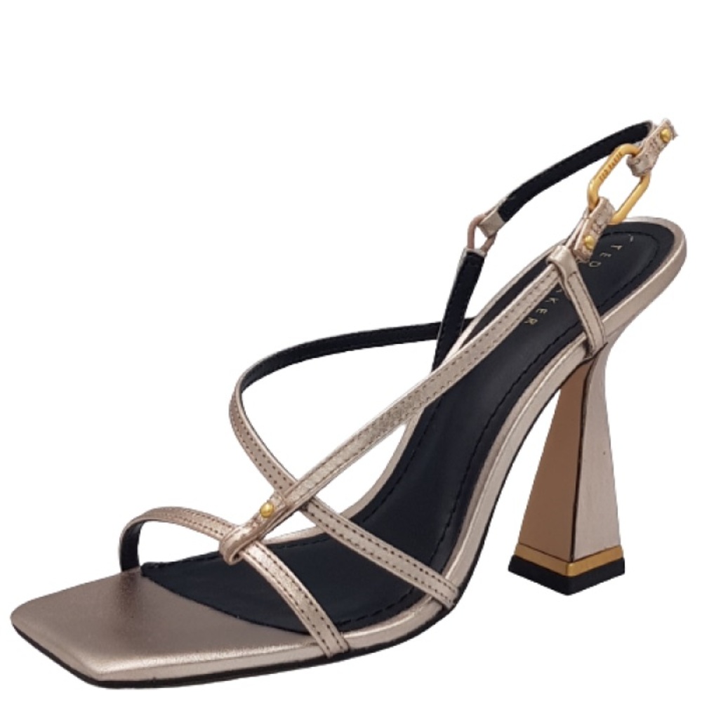 New Ted Baker Rose Gold Strappy Heels Size 8